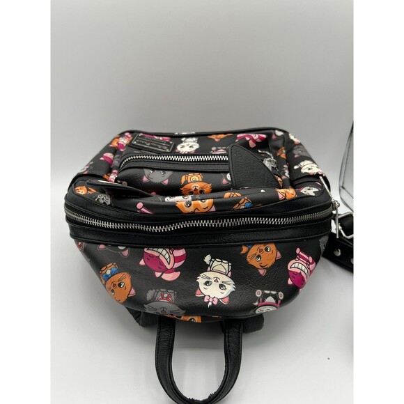 Disney Parks Loungefly Cats Backpack with Ears Cheshire Marie Extremely Rare main image 13